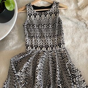 Cynthia Rowley Fit & Flare Knit Dress